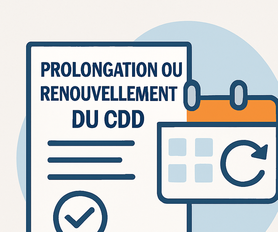 Prolongation ou renouvellement du CDD